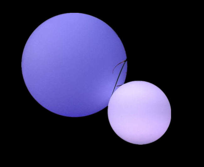 La palla non tossica della sicurezza LED accende la lampada della palla della luna del materiale 15cm del PE per la scuola materna