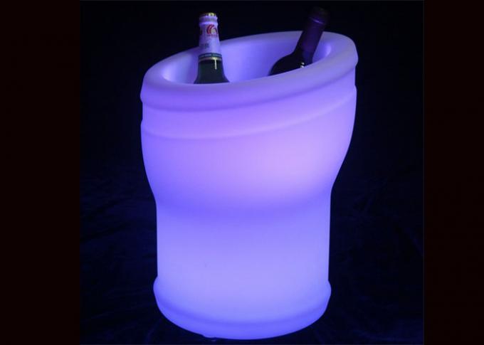 Mobilia d'ardore ricaricabile del secchiello del ghiaccio del LED per uso del night-club