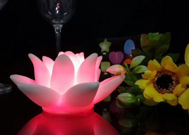 Porcellana 7 colori sbiadiscono la lampada da tavolo del fiore del LED Lotus impermeabile con FUORI DA/sul bottone fornitore