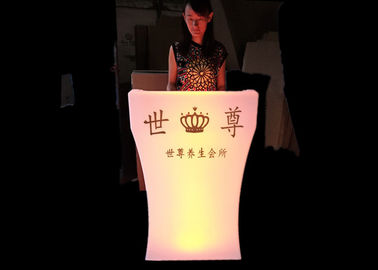 Porcellana Colori su misura della reception della stampa LED di logo che cambiano per la mostra di notte fornitore