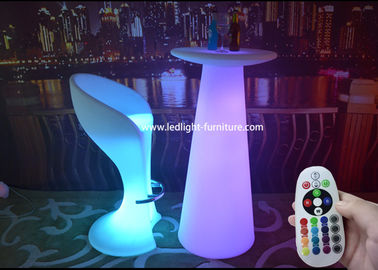 Porcellana Colori che cambiano luminoso impermeabile della sedia del LED Antivari alto per il night-club fornitore