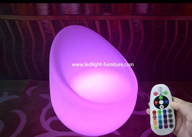 Porcellana L'uovo ha modellato la sedia del LED Antivari/dell'interno eleganti accende le sedie con 16 colori fornitore