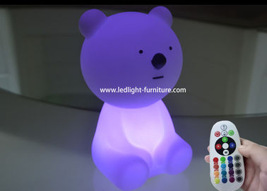 Porcellana Lampade da tavolo amabili senza cordone della luce notturna dell'orso di incandescenza del LED/luce notturna dei bambini fornitore