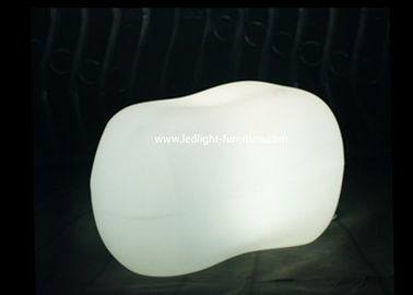 Porcellana Panchetto a forma di di pietra della luce della sedia/LED del polietilene LED Antivari per la decorazione all'aperto fornitore