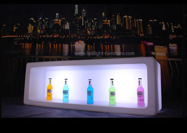 Porcellana Cubi a pile della barra luminosa, esposizione della bottiglia illuminata grande incandescenza  fornitore