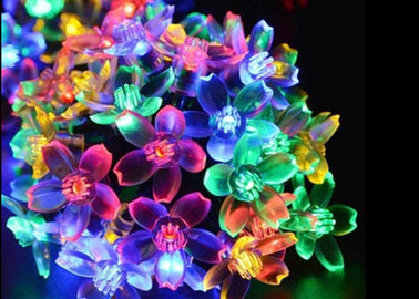 Porcellana La corda all'aperto alimentata solare del fiore impermeabile accende 30 LED/50 lampade del LED fornitore