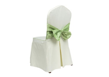 Porcellana Ricezione bianca di Sash della copertura della sedia di bello della tovaglia della decorazione di nozze noleggio della mobilia fornitore