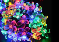 La corda all'aperto alimentata solare del fiore impermeabile accende 30 LED/50 lampade del LED