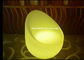 L'uovo ha modellato la sedia del LED Antivari/dell'interno eleganti accende le sedie con 16 colori fornitore