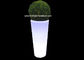 Multi tempo all'aperto dei vasi da fiori acceso LED di funzione resistente per il partito fornitore