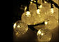 Luci leggiadramente solari della corda della sfera di cristallo LED da 19,7 Ft per la decorazione di festa fornitore