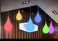 La goccia di acqua d'attaccatura ha modellato la progettazione variopinta divertente di uso della stanza/negozio di illuminazione di Deco fornitore