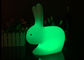 Luce notturna a forma di del coniglietto sveglio LED, cambiamento bianco di colori della lampada 16 del coniglio fornitore