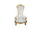 Sedie decorative locative del trono di livello della parte posteriore della mobilia di lusso di nozze/principessa reale Chair fornitore