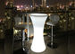 Alta mobilia rotonda della Tabella di cocktail messa con illuminazione variopinta fornitore