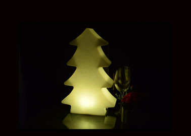 Porcellana Lampada da tavolo variopinta dell&#039;albero di Natale di festival del PE della luce materiale della decorazione fabbrica