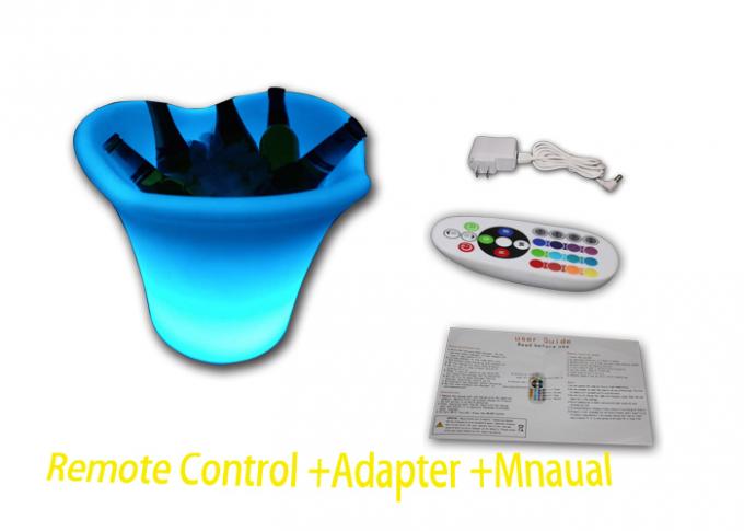 Sopravviva il dispositivo di raffreddamento cambiante del secchiello del ghiaccio della prova LED/vino di colore per il contatore di Antivari