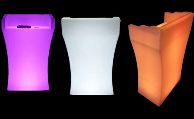 Colori su misura della reception della stampa LED di logo che cambiano per la mostra di notte