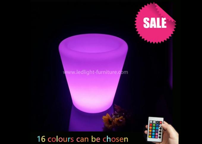 I piccoli vasi da fiori del LED/LED sveglio hanno illuminato le piantatrici per la decorazione domestica