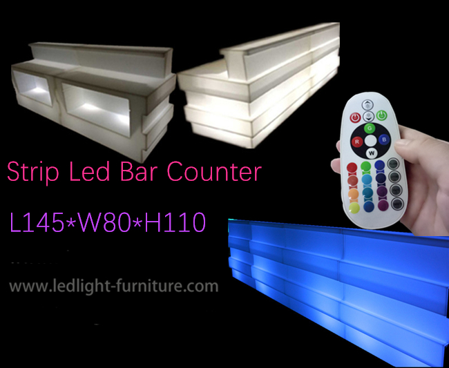 Pieghi colori a forma di striscia d'ardore mobili del contatore del LED Antivari i multi con il supporto del vino