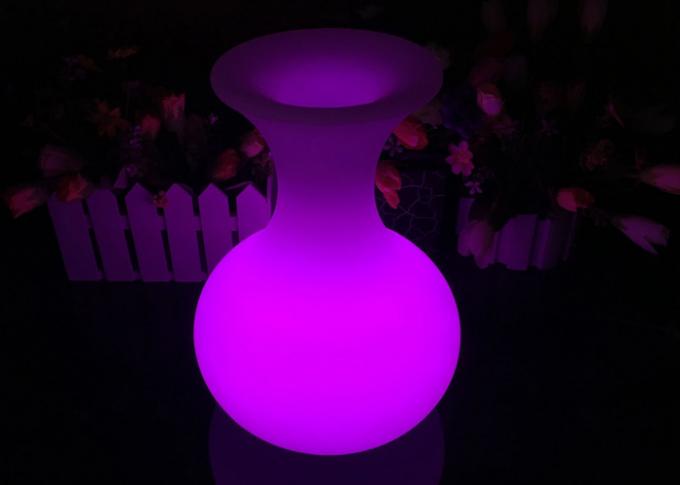 Vasi da fiori ricaricabili del vaso LED di illuminazione per servizio della Tabella, un cambiamento di 16 colori