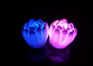 Porcellana La luce notturna attiva dell'acqua LED, 7 colori infiamma luce notturna principale del fiore per il compleanno fornitore