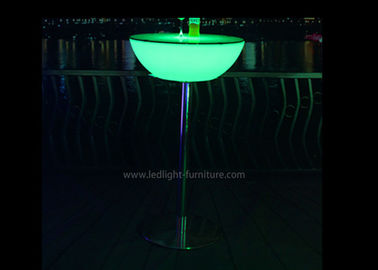 Porcellana Piegare accendendo la Tabella di cocktail del LED/tavolino da salotto interattivo del LED con la cima di vetro fornitore