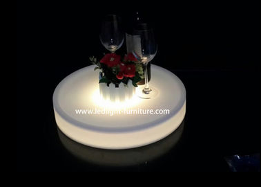 Porcellana Colori serventi rotondi dei vassoi illuminati LED variabili con la maniglia portatile fornitore