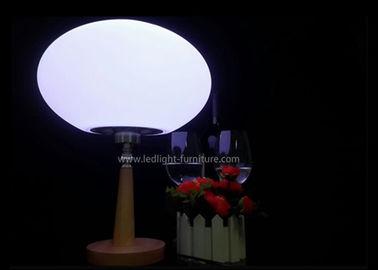 Porcellana CA 110V - 240V l'uovo di potere LED ha modellato le lampade da tavolo con il supporto basso di legno fornitore