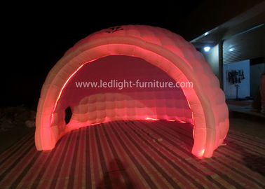 Porcellana Tenda gonfiabile rotonda di CA 110V-240V RGB LED impermeabile con il ventilatore di alto potere fornitore
