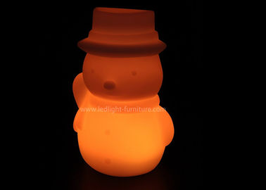 Porcellana Luce notturna di plastica del pupazzo di neve di Natale del PE LED a pile per il regalo dei bambini fornitore