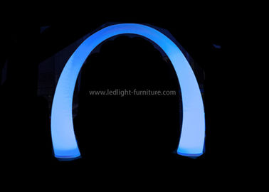 Porcellana L'arco/cono/luce gonfiabile di Horn LED hanno personalizzato la stampa di logo con telecomando fornitore