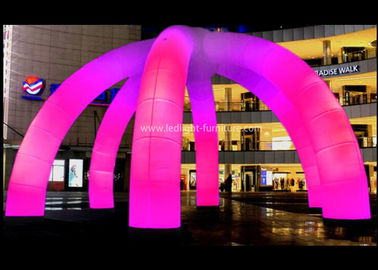 Porcellana Luce gonfiabile della porta LED dell'arco di 7 gambe di colori 6 su misura per la manifestazione commerciale fornitore