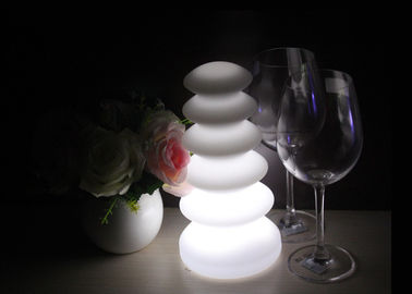 Porcellana Materia plastica del PE decorativo delle lampade da tavolo di progettazione di torre LED con controllo di sensore di tocco fornitore