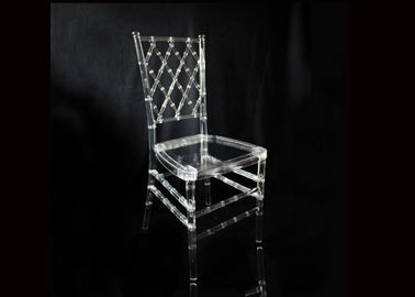 Porcellana Sedia locativa di Chiavari della mobilia acrilica moderna di nozze e sedia della mobilia di Tiffany fornitore