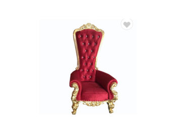 Porcellana Sedie decorative locative del trono di livello della parte posteriore della mobilia di lusso di nozze/principessa reale Chair fornitore