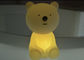 Lampade da tavolo amabili senza cordone della luce notturna dell'orso di incandescenza del LED/luce notturna dei bambini fornitore