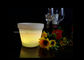 Mini vasi da fiori di plastica variopinti di RGB LED per la decorazione giardino/della Tabella fornitore