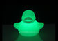 Luce notturna di gomma di plastica dell'anatra del giocattolo animale divertente LED ambientale ed economizzatrice d'energia fornitore