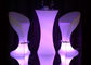 Mobilia rotonda di illuminazione della Tabella del cassettone della Tabella di cocktail del posatore LED del partito fornitore