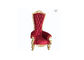 Sedie decorative locative del trono di livello della parte posteriore della mobilia di lusso di nozze/principessa reale Chair fornitore